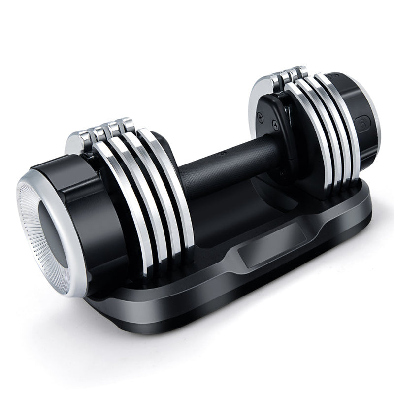 5-In-1 Weight Adjustable Dumbbell with Anti-Slip Fast Adjust Turning Handle